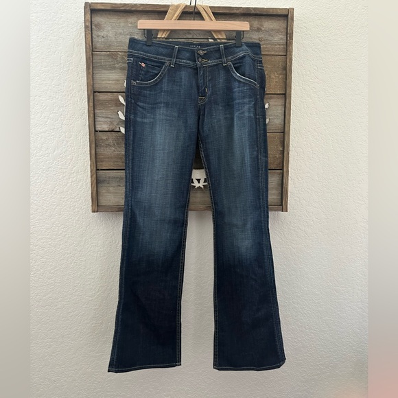 Hudson Jeans Denim - Hudson Jeans Dark Blue Flare Denim ladies size‎  31
